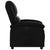 Recliner Chair Black Faux Leather