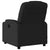 Massage Recliner Chair Black Fabric