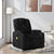 Massage Recliner Chair Black Fabric