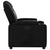 Recliner Chair Black Faux Leather