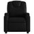 Massage Recliner Chair Black Faux Leather