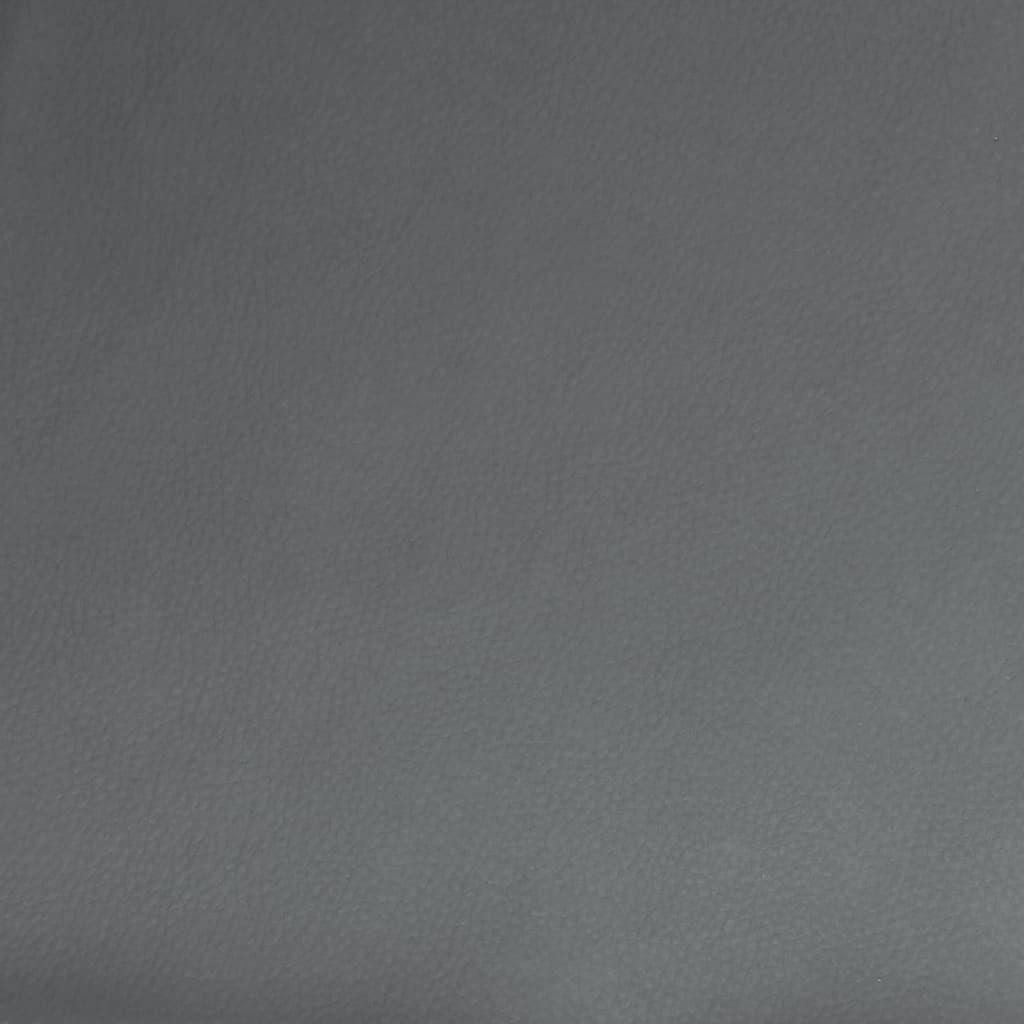 Massage Recliner Chair Grey Faux Leather