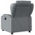 Massage Recliner Chair Grey Faux Leather