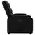 Recliner Chair Black Faux Leather