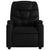 Massage Recliner Chair Black Faux Leather