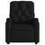 Massage Recliner Chair Black Faux Leather