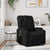 Massage Recliner Chair Black Faux Leather