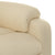 Massage Recliner Chair Cream Fabric