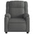 Massage Recliner Chair Dark Grey Fabric