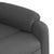 Massage Recliner Chair Dark Grey Fabric