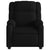 Massage Recliner Chair Black Fabric