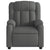 Massage Recliner Chair Dark Grey Fabric