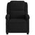 Massage Recliner Chair Black Velvet