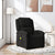 Massage Recliner Chair Black Velvet