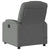 Massage Recliner Chair Dark Grey Fabric