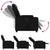 Recliner Chair Black Faux Leather