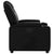 Recliner Chair Black Faux Leather