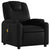 Massage Recliner Chair Black Faux Leather