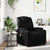 Massage Recliner Chair Black Faux Leather