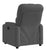 Massage Recliner Chair Dark Grey Fabric