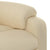 Massage Recliner Chair Cream Fabric