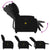 Massage Recliner Chair Black Faux Leather