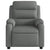 Massage Recliner Chair Dark Grey Fabric