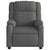 Massage Recliner Chair Dark Grey Fabric