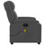 Massage Recliner Chair Dark Grey Fabric