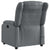 Massage Recliner Chair Grey Faux Leather