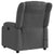 Massage Recliner Chair Dark Grey Fabric