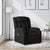 Massage Recliner Chair Black Fabric