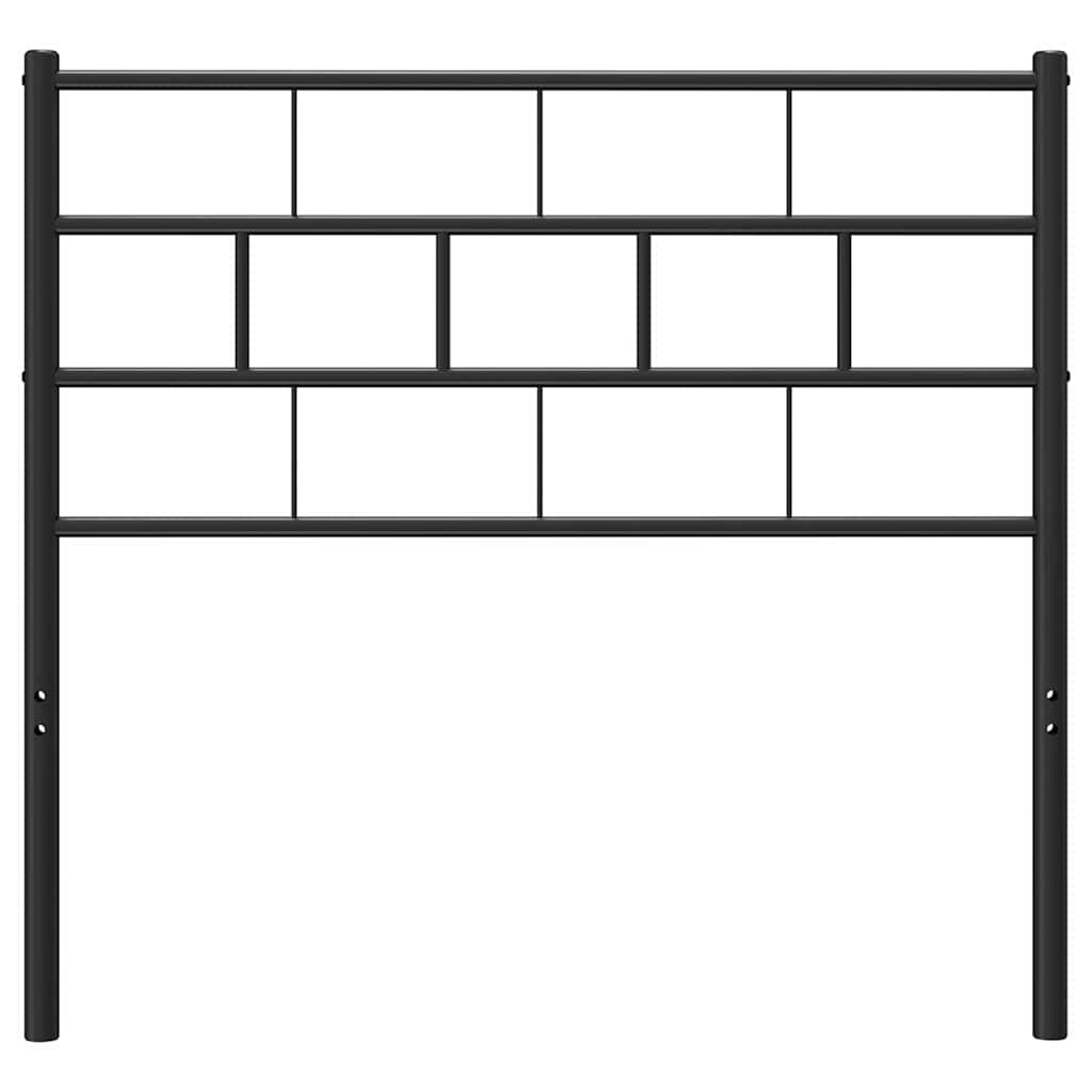 Metal Replace Headboard Black 107 cm