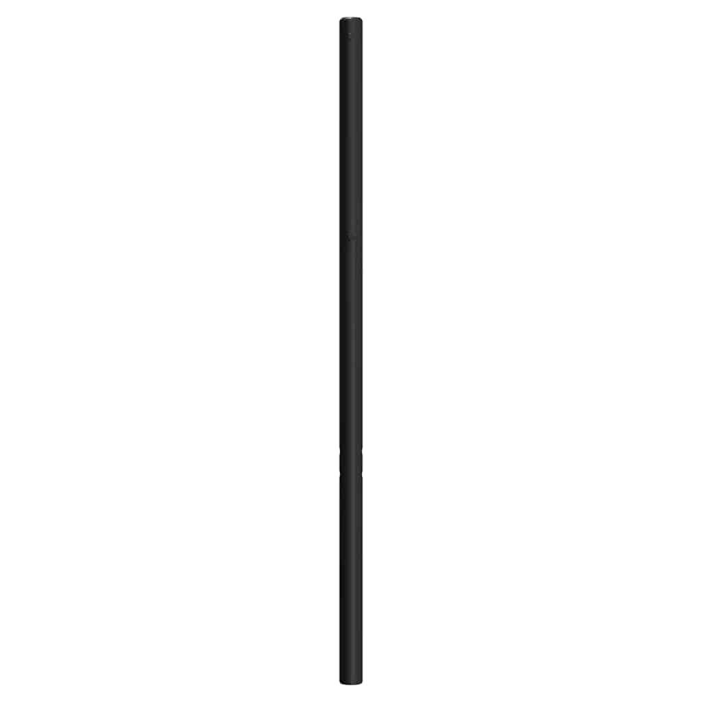 Metal Replace Headboard Black 135 cm