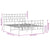 Metal Bed Frame without Mattress with Footboard White 135x190 cm