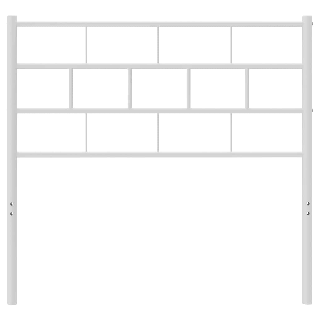 Metal Replace Headboard White 90 cm