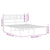 Metal Bed Frame without Mattress with Headboard Black 135x190 cm