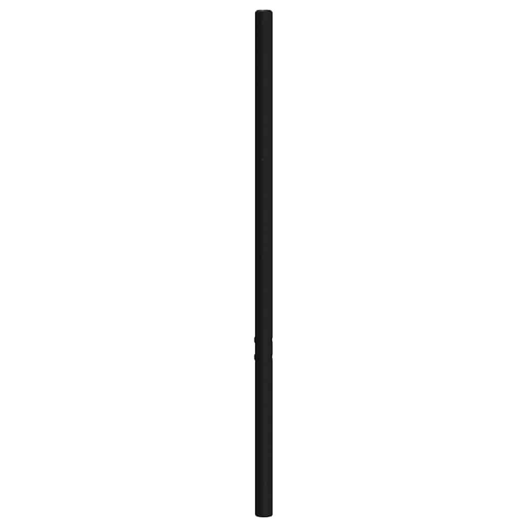 Metal Replace Headboard Black 135 cm