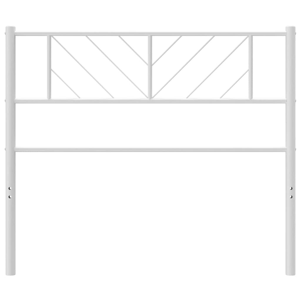 Metal Replace Headboard White 107 cm