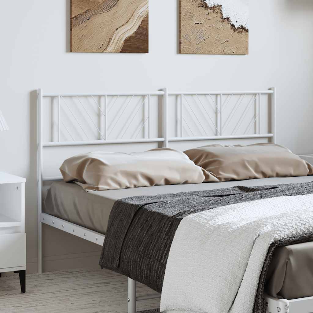 Metal Replace Headboard White 150 cm