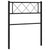 Metal Headboard Black 90 cm