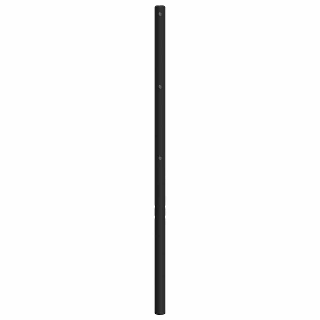 Metal Replace Headboard Black 107 cm