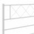 Metal Headboard White 137 cm Double