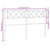 Metal Headboard White 137 cm Double