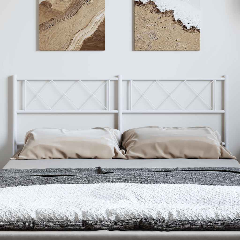 Metal Replace Headboard White 150 cm
