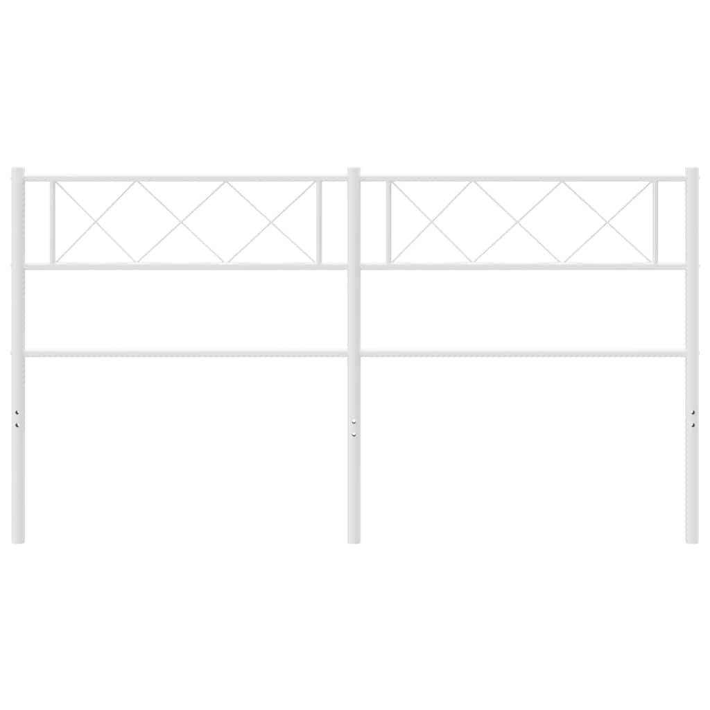 Metal Replace Headboard White 150 cm