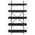 Bookcase 5-Tier Black 100x33x180.5 cm Engineered Wood