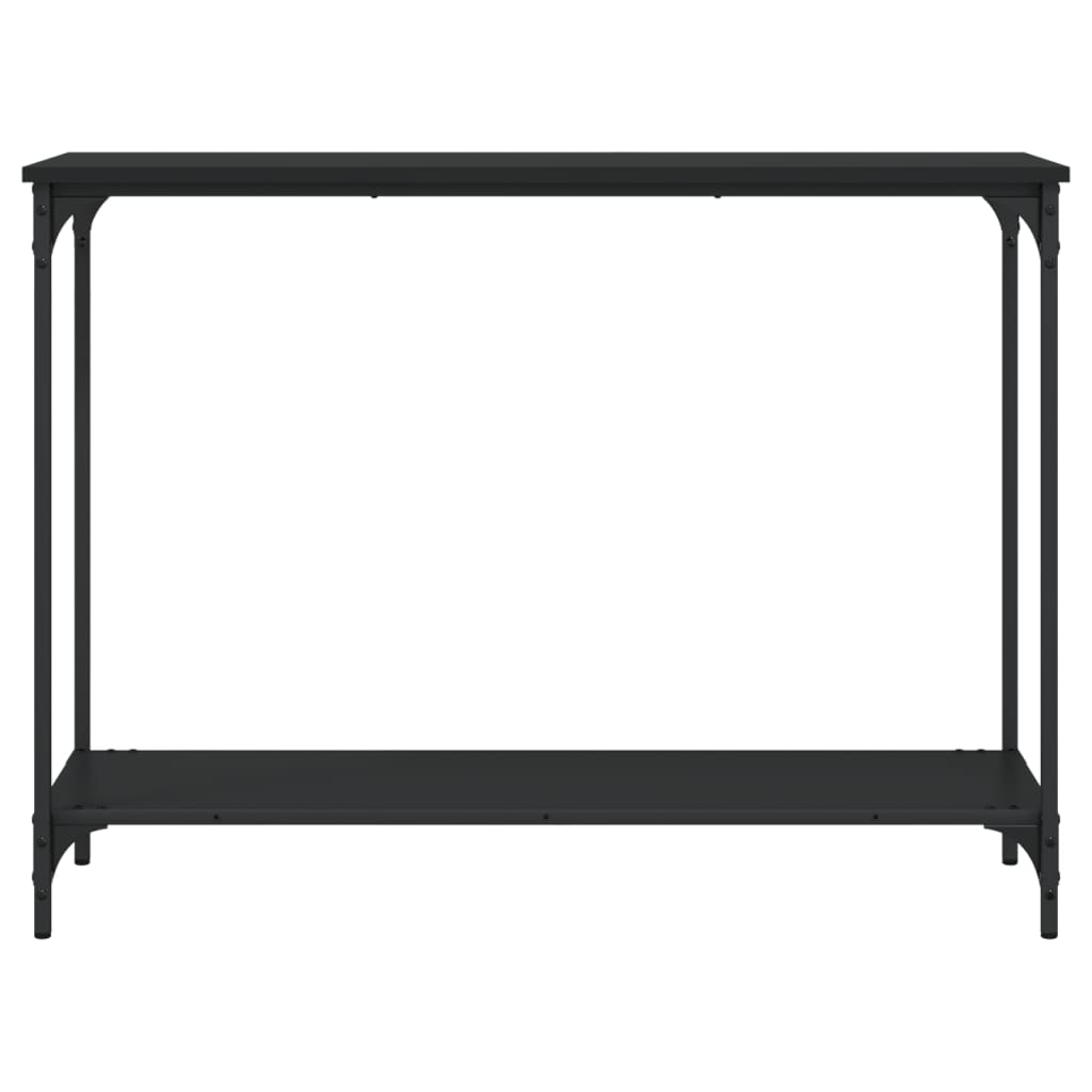 Console Table Black 101x30.5x75 cm Engineered Wood