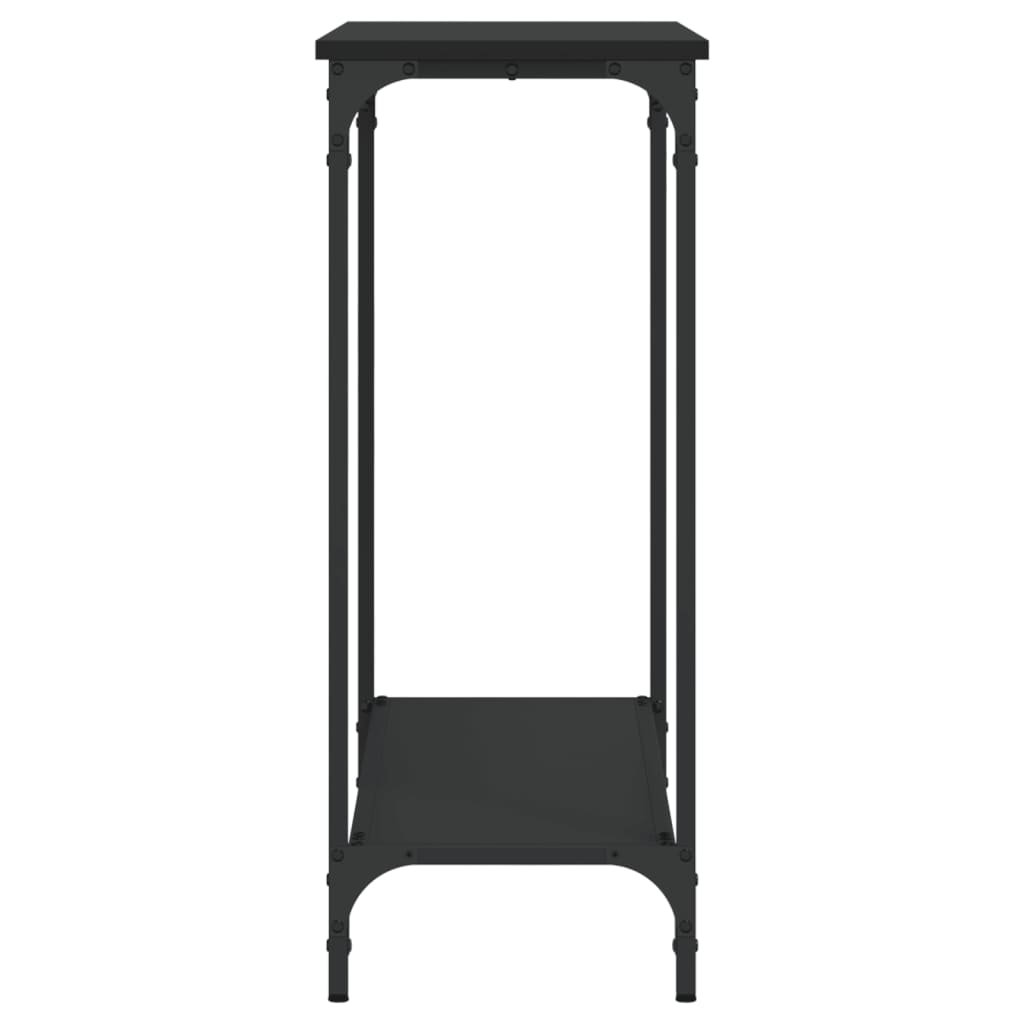 Console Table Black 101x30.5x75 cm Engineered Wood