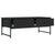 Coffee Table Black 101x49x39.5 cm Engineered Wood